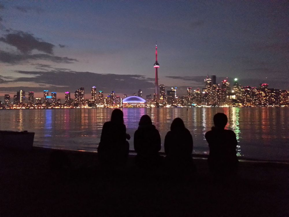 Exchange students in Toronto